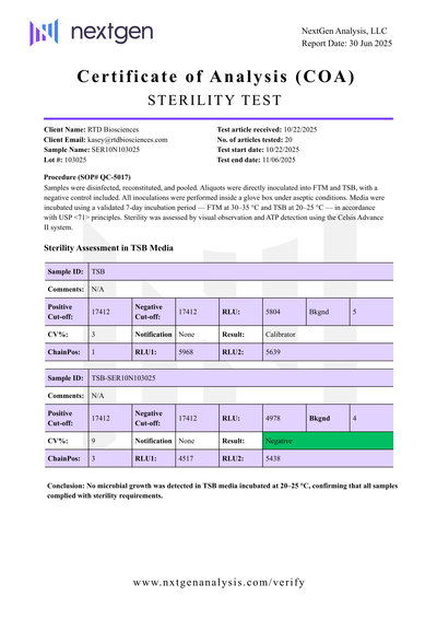 Sterility Test